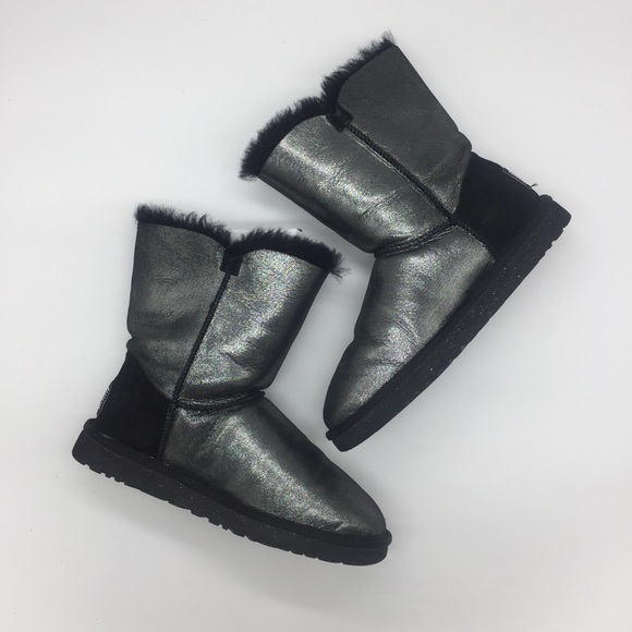 UGG Bailey Button Bling Shimmer 1007424 Size 7 - Picture 5 of 9